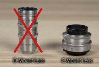 Put C-mount 16mm Video Camera Lens On MFT