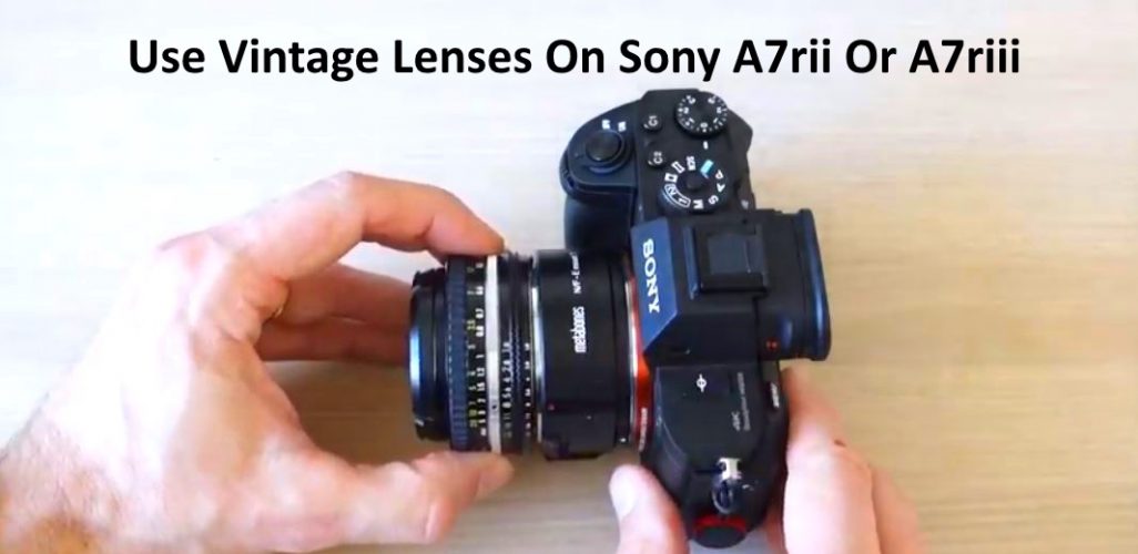 How To Set Up And Use Vintage Lenses On Sony A7rii Or A7riii - Camera Ray