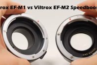 Viltrox EF-M1 vs Viltrox EF-M2 speedbooster adapter test