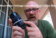 Nikon Vintage Lens Markings colors Mean