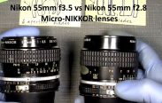 Nikon 55mm f3.5 vs Nikon 55mm f2.8 Micro-NIKKOR lenses