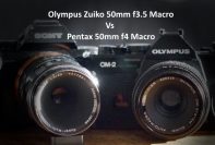 Olympus Zuiko 50mm f3.5 Macro Vs Pentax 50mm f4 Macro Review