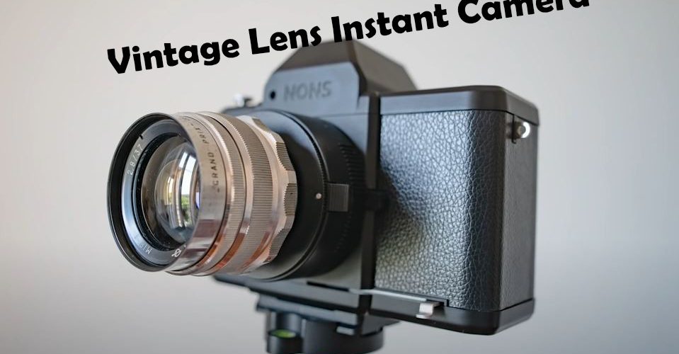 Vintage Lenses On Instant Camera Demo Video Camera Ray