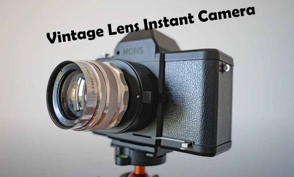 vintage lens instant camera Nons Sl42