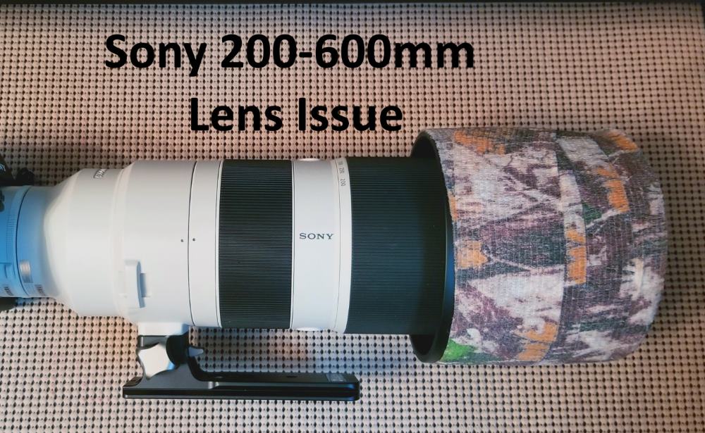 Sony 200-600mm lens issue creep problems 3