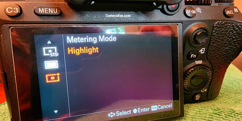 Sony Highlight Metering Mode When To Use