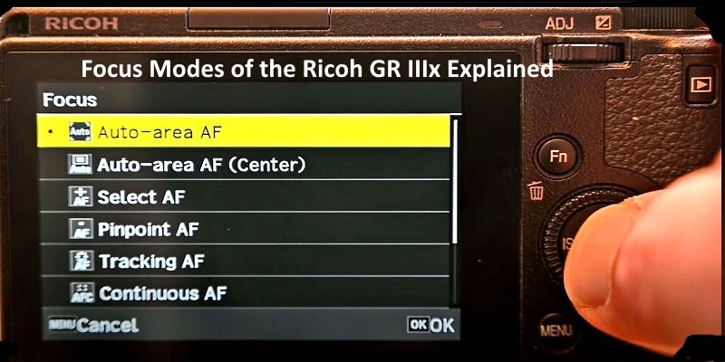 Focus Modes of the Ricoh GR IIIx Explained