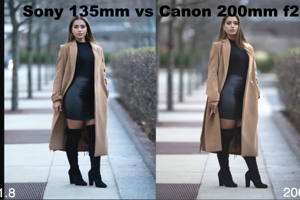 Canon 200mm f2 vs Sony 135mm f1.8 comparison Video