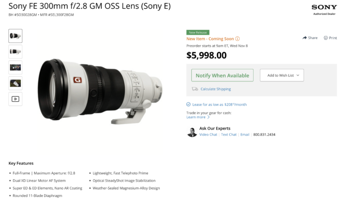 Sony 300mm f2.8 review videos