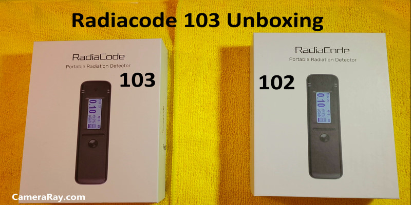 Radiacode 103 Unboxing And Look At The Menu